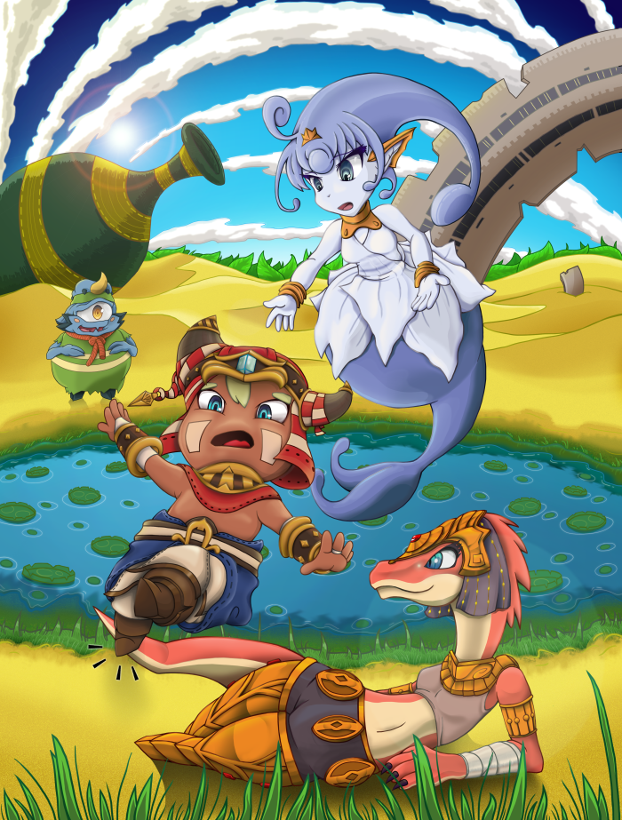 ever oasis scene final render